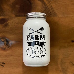 6 Opciones disponibles Tarros rústicos de la cocina de la | Etsy