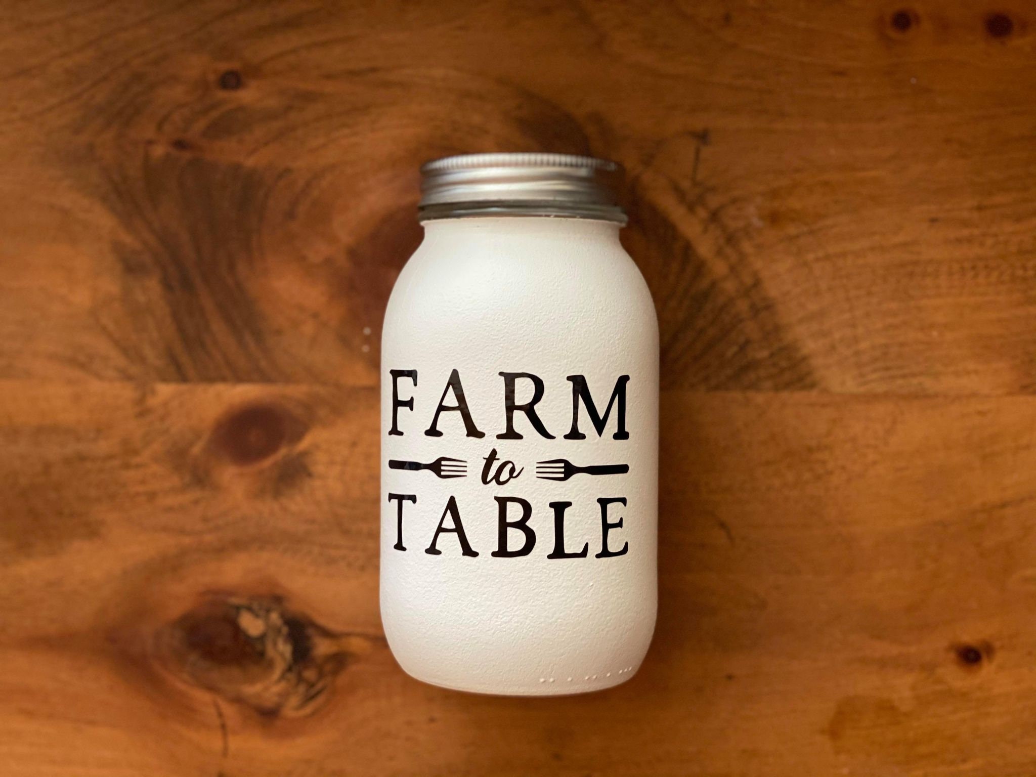 6 Opciones disponibles Tarros rústicos de la cocina de la | Etsy