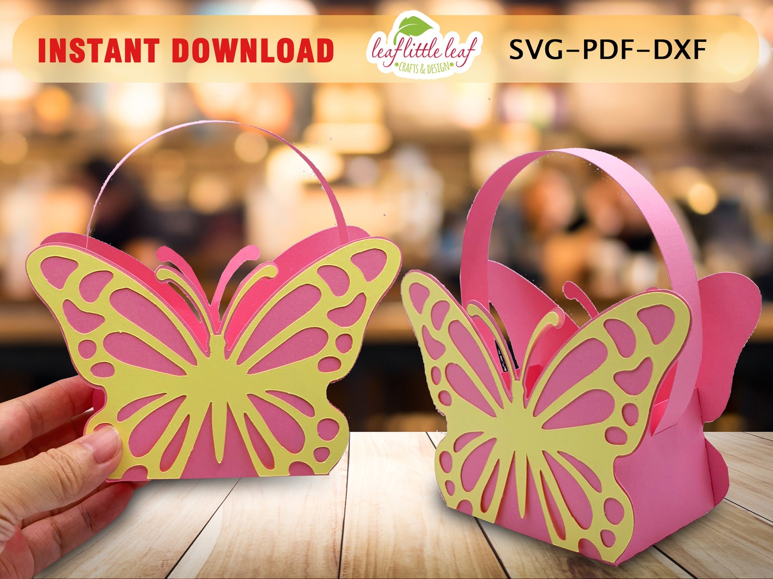 Butterfly Treat Box Template, Butterfly Treat Box, Butterfly Gift Box