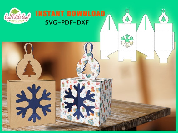 Christmas box cricut Clearance