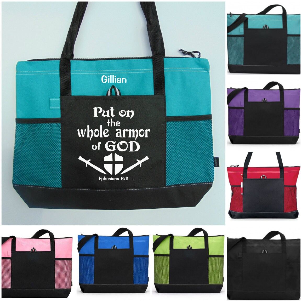 Put On The Full Armor Of God Tote Bag Put On The Full Armor Of God Tote Bag
