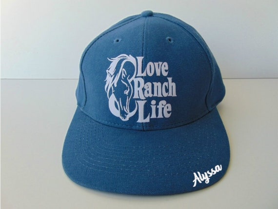 Custom Cap Horse Riding Hat Equestrian Theme