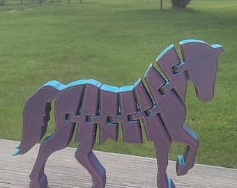 Horse Fidget Toy 3d Articulated Child Sensory Toys Adult Fidget Horse Flexible 3d Printed Toy Horse Party Favors Gift for Horse Lovers