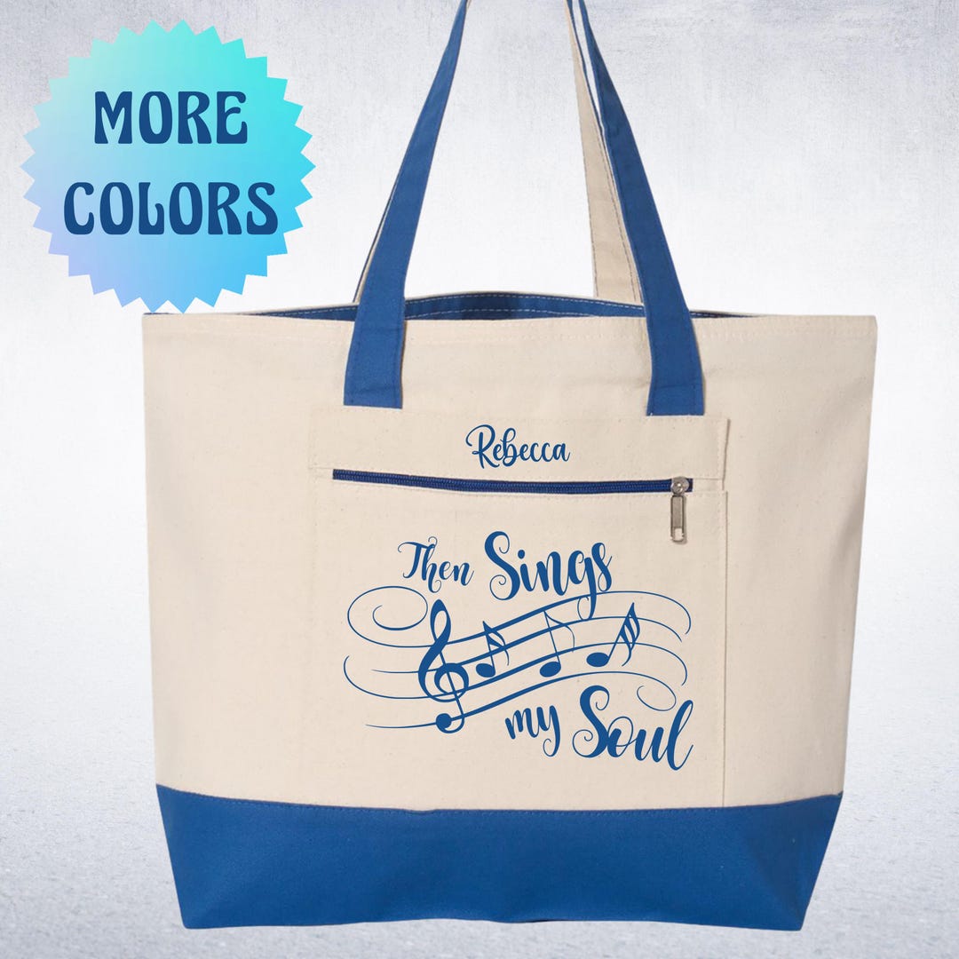 SMALL CANVAS CLUTCH SING MY SONG main image 1