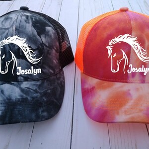 Cowgirl Ponytail Hat - Etsy display picture 2