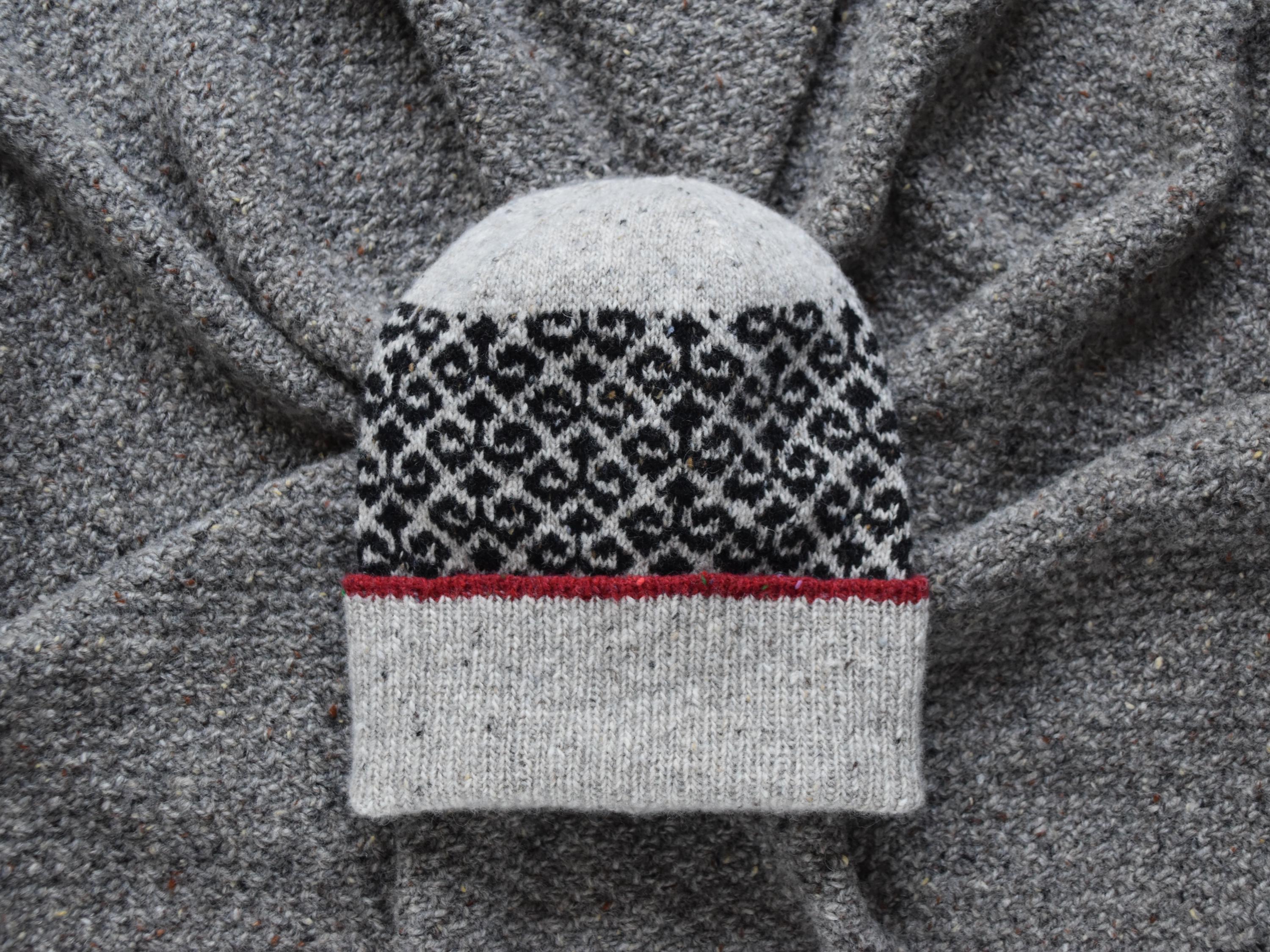 Heather Gray Fair Isle Unisex Beanie Kids main image 3