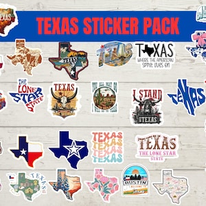 Beautiful Texas stickers, state outline decal, Texas home sticker, lone star state gift, laptop, water bottle aesthetic stickers