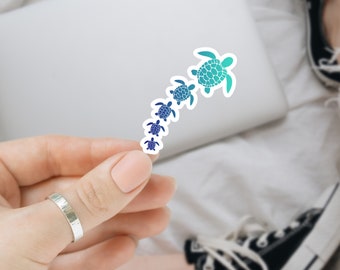 Kiwistar - Autocollant - Tortue Hawaii 11 X 10 Cm - Jaune - G10 - Pour Voitures, Vélos, Véhicules, Motos, Cyclomoteurs, Tuning, Vitres Arrière