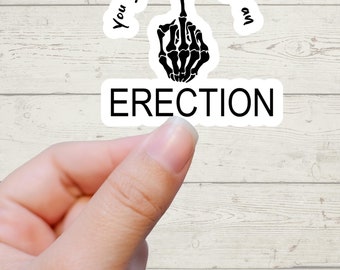 Funny Quote Sticker, Middle Finger, Sticker, Sarcastic Sticker, Funny Sticker, Sticker, Sticker Gift, Fun Decal, Laptop Decal, Car Decal