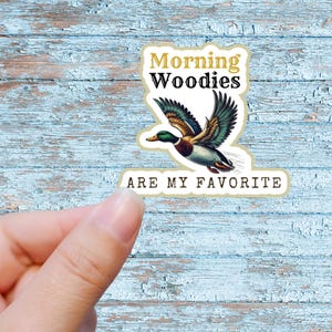 Duck Hunting Funny Graphic Sticker duck season hunting season duck hunter hunting gift idea for him handmade custom hunting Decal