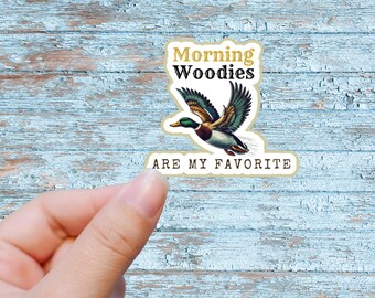 Duck Hunting Funny Graphic Sticker duck season hunting season duck hunter hunting gift idea for him handmade custom hunting Decal