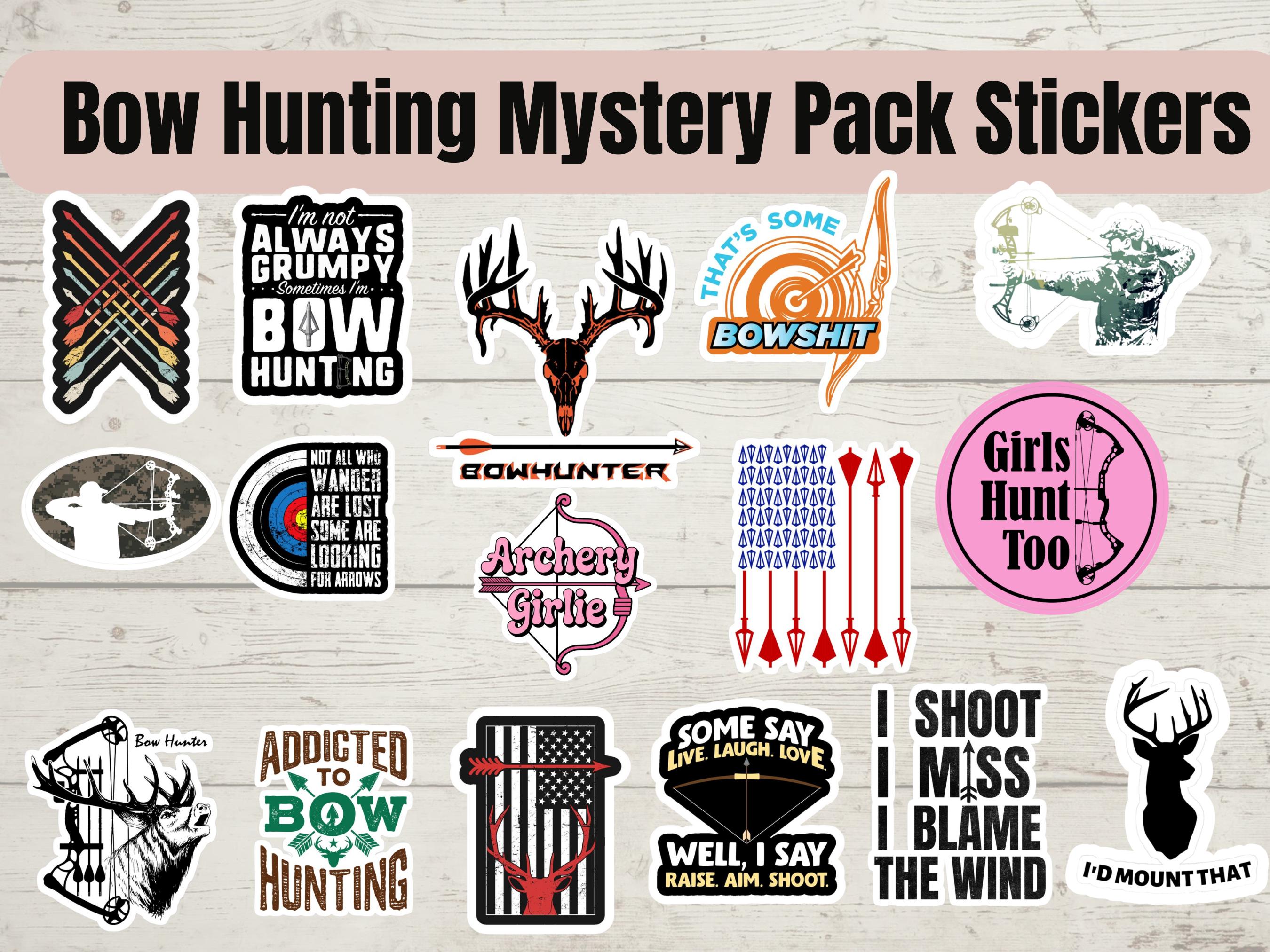 Bow Hunting Sticker | Funny Archer Decal | Bowhunter Gift | Archery ...