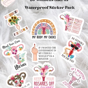 Uterus Sticker Pack/Uterus/ProAbortionStickers/Pro Abortion/WaterproofSticker/Stickers/Sticker/Stickerpack/aestheticstickers/laptopsticker