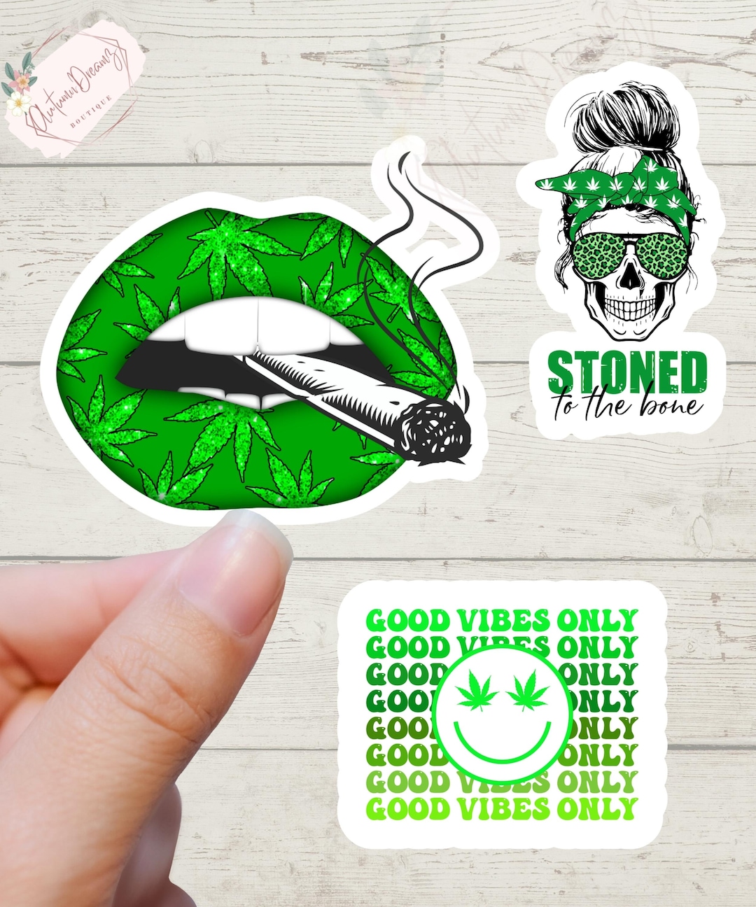 Weed Sticker, Weed, Stoner Stickers, Sticker Bundle, Weed Stickers
