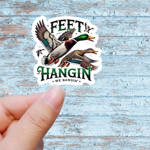 Duck Hunting Funny Graphic Sticker duck season hunting season duck hunter hunting gift idea for him handmade custom hunting Decal