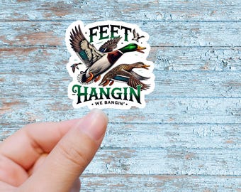 Duck Hunting Funny Graphic Sticker duck season hunting season duck hunter hunting gift idea for him handmade custom hunting Decal