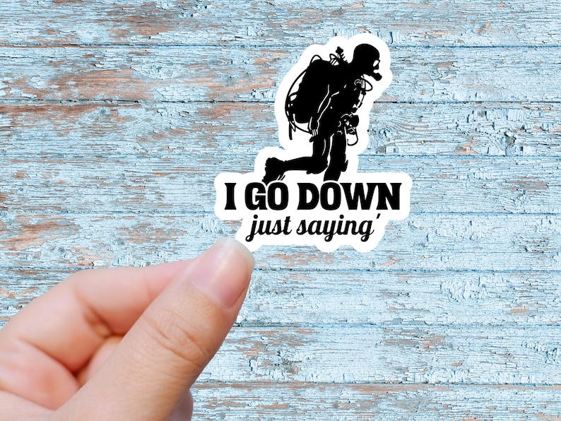 Waterproof Scuba Diving Stickers – Dive Flag Decals, Ocean Adventure ...