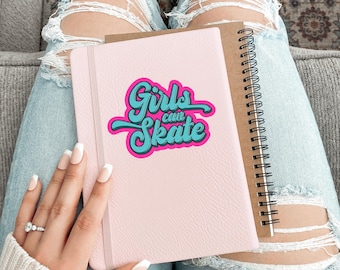 Skater Girl Sticker: Wasserdichter Skateboard-Aufkleber