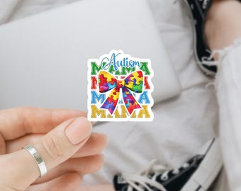 Autism Mom Sticker: Neurodiversity Awareness Decal