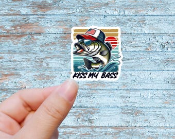 Fishing vinyl sticker decal, Gift idea for Him, gift for dad, fishing, fishing pole, funny bumper stickers, fishing Sticker, fisherman