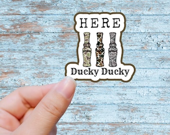 Duck Hunting Funny Graphic Sticker duck season hunting season duck hunter hunting gift idea for him handmade custom hunting Decal