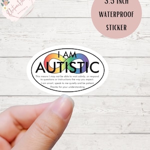 Autism Sticker, Autism Acceptance, Neurodiversity, Infinity Sign, Awareness, Mirror Sticker, Laptop Sticker, Sticker Decal, Glossy Sticker