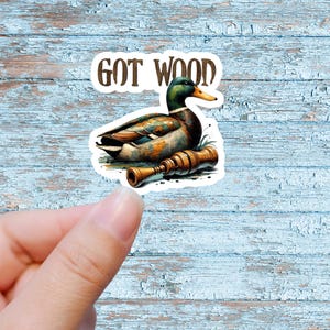 Duck Hunting Funny Graphic Sticker duck season hunting season duck hunter hunting gift idea for him handmade custom hunting Decal