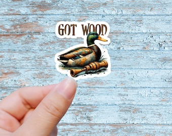 Duck Hunting Funny Graphic Sticker duck season hunting season duck hunter hunting gift idea for him handmade custom hunting Decal