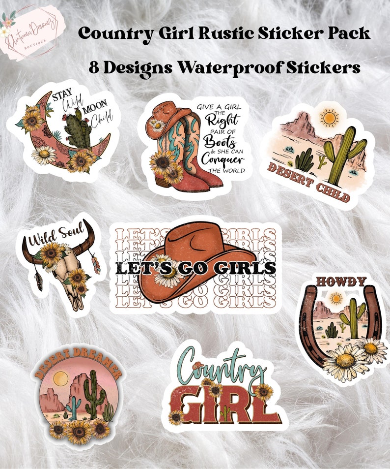 Country Girl Sticker - Etsy