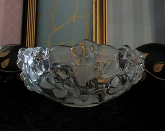 Dessert Bowl • Mikasa Collection • Fine Crystal • Carmen Satin • Made in Germany • Vintage