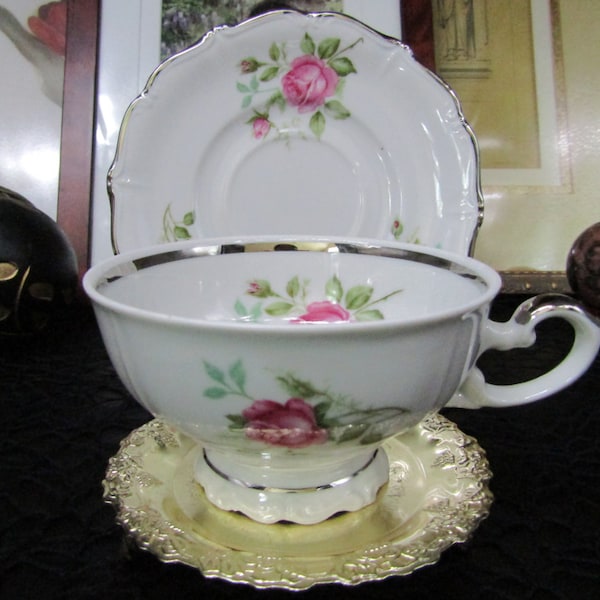 Pink Rose Tea Set Etsy