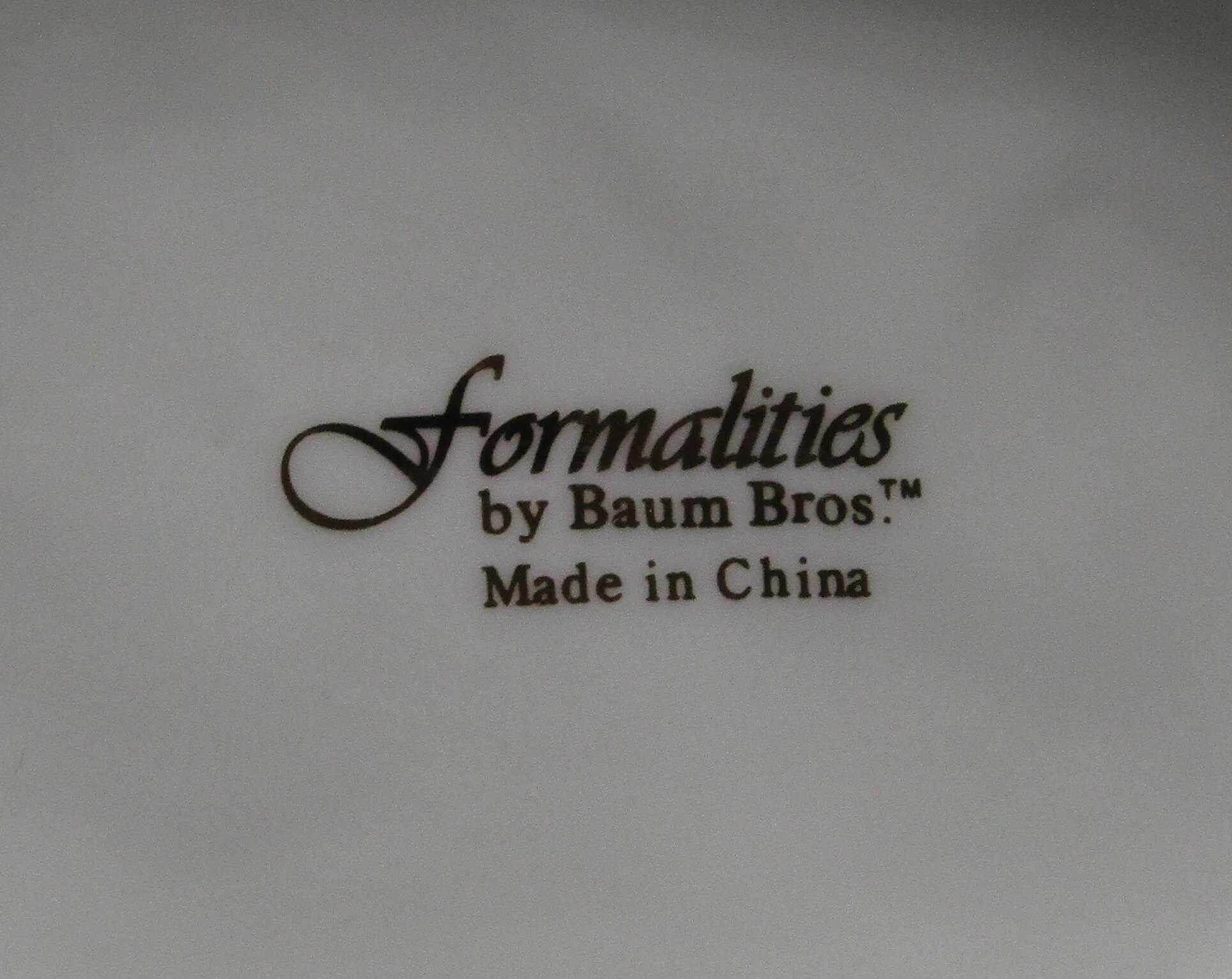 Formalities By Baum Bros Value 45