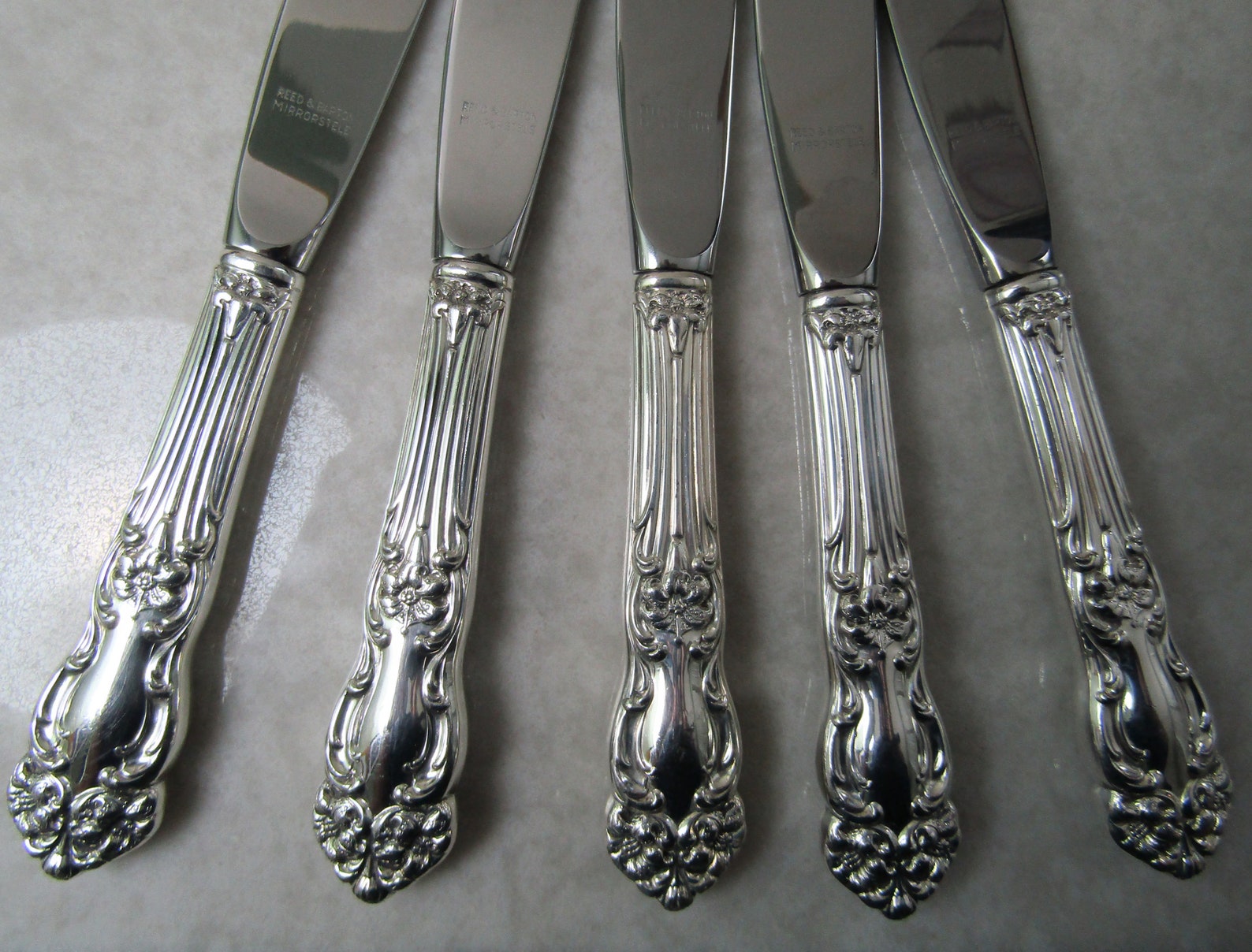 Reed & Barton Collection Amaryllis Pattern Dinner Knife Etsy