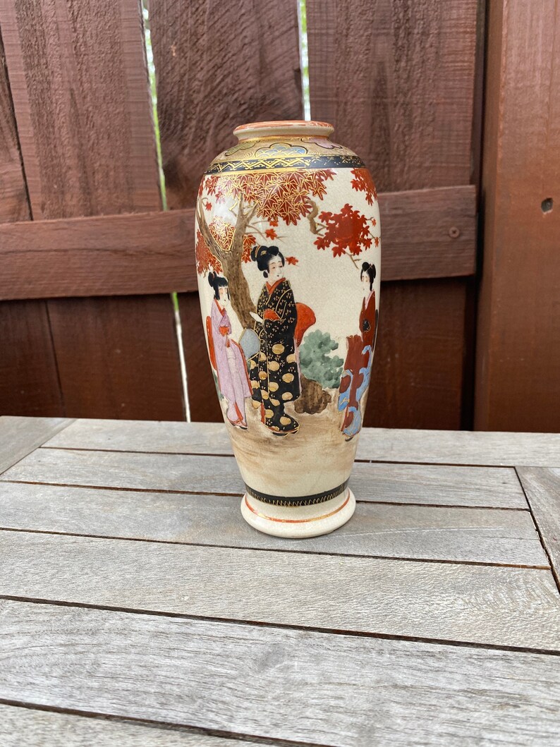 Antique Japanese Satsuma Vase