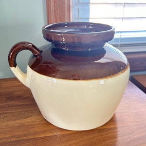 Vintage R.R.P. Co. Roseville, OH Stoneware Crock