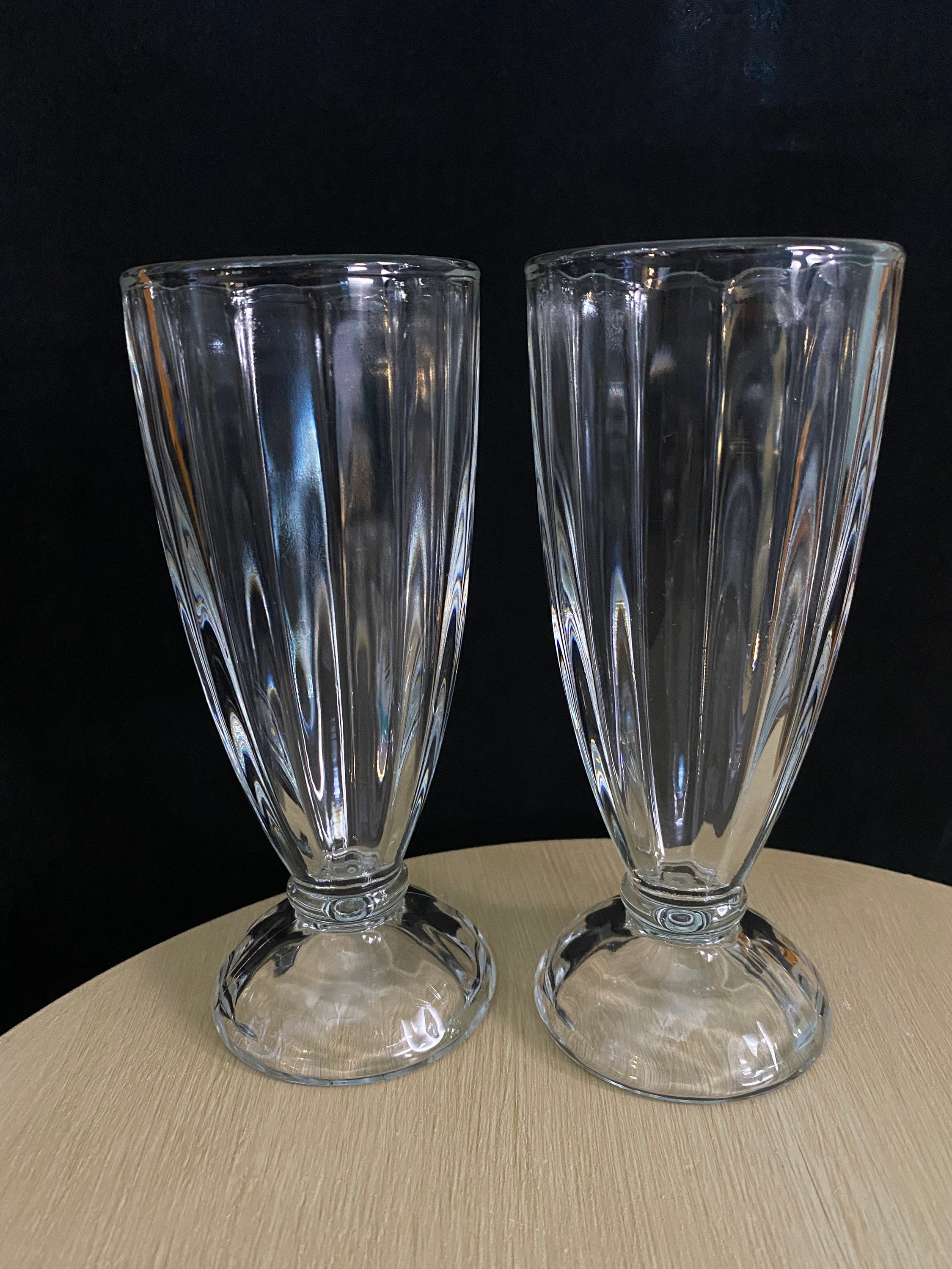 Plastic Milkshake Glasses Etsy