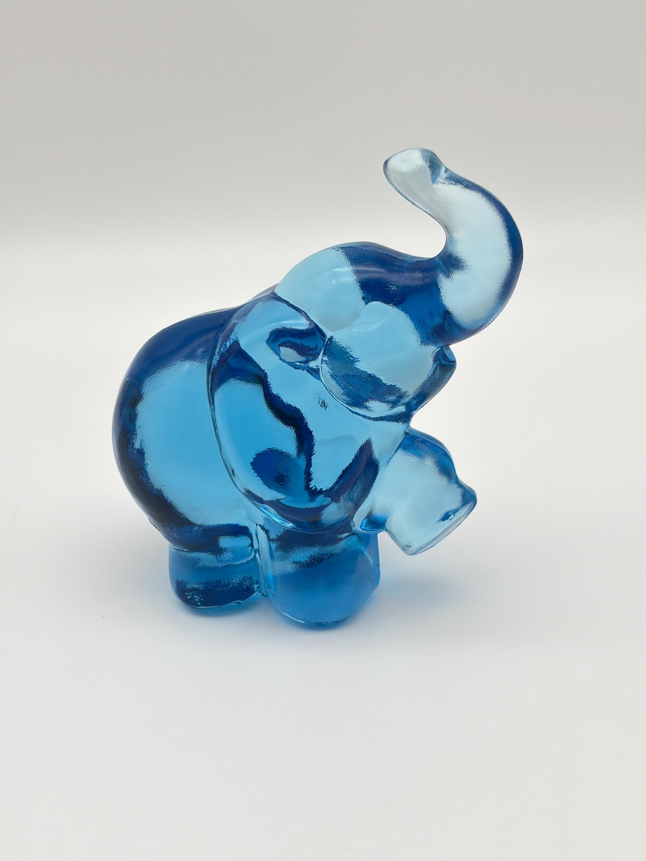 Fenton Elephant Blue - Etsy