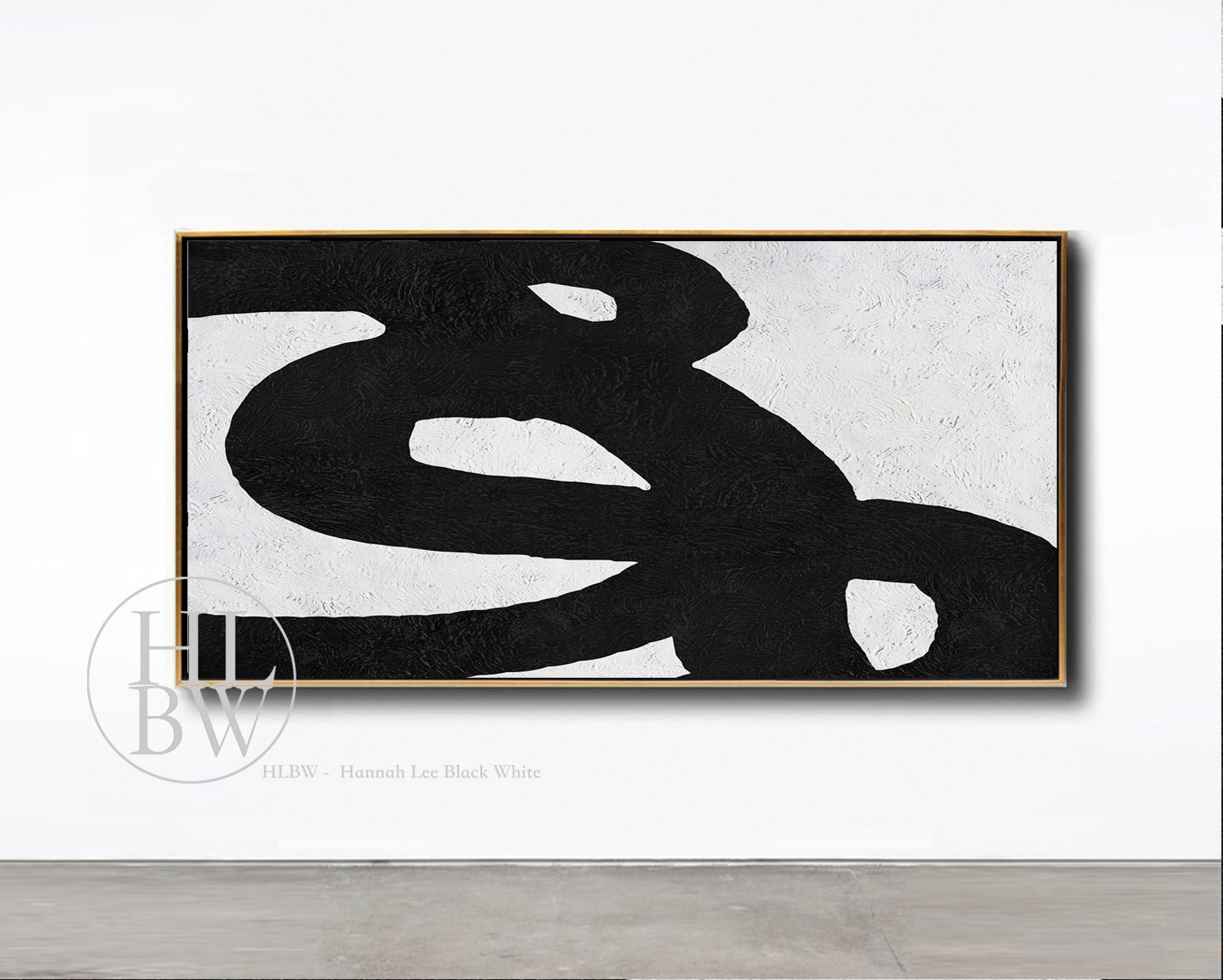 Oversized Abstract Art Modern Minimalist Painting Original Etsy