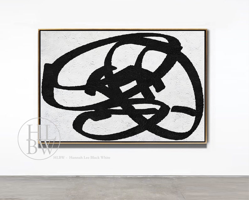 Oversized Abstract Painting Extra Large Modern Art Rich Etsy