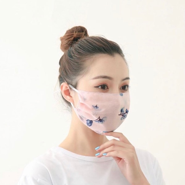 CLEARANCE!!!!Lightweight Flower Face Covering/Double Layer/Washable and super Breathable/Thin and Light/ Adjustable Fashion Mask