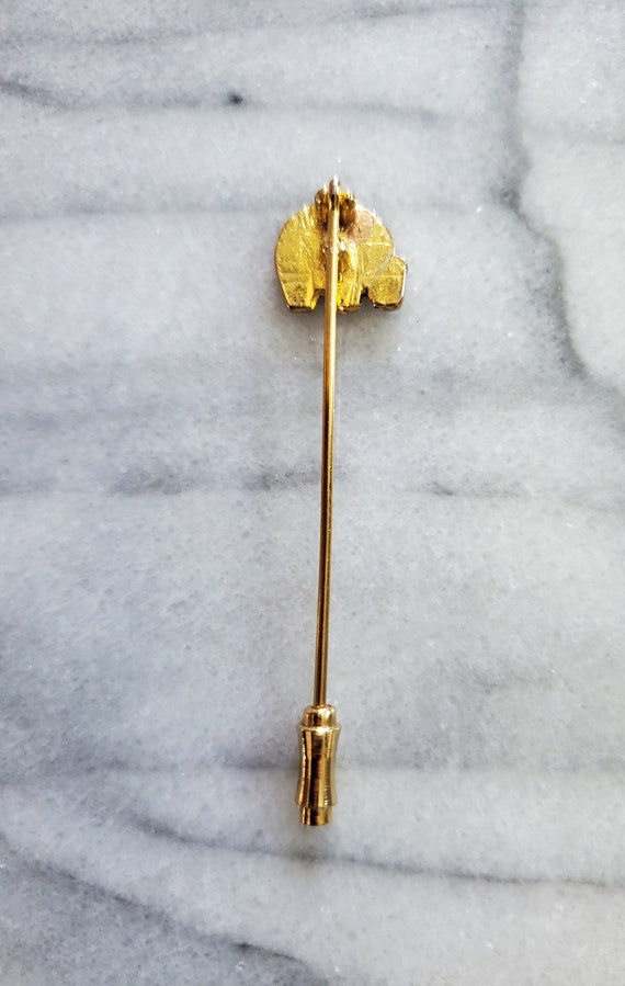 Vintage Elephant Stick Pin, Elephant Pin, Elephan… - image 5
