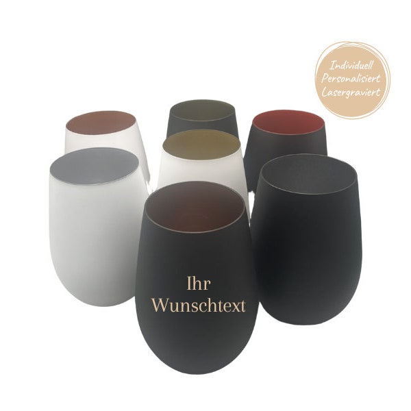 Windlicht Glas Wunschtext graviert personalisiert