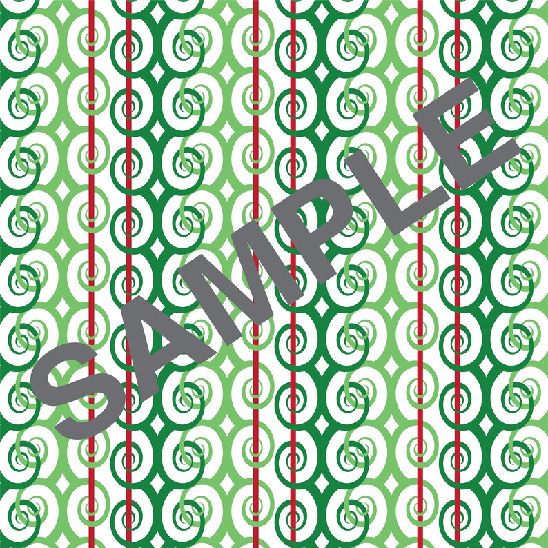 Transparent Christmas Seamless Pattern 16 Swirls Spirals Digital Papers Instant download Digital pattern