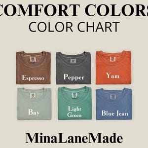 Pumpkin Patch Comfort Colors Tee, Pumpkin Embroidered Tee, Fall Tee, Fall T-Shirt, Spooky Season, Embroidered Tee, Pumpkin Embroidered Shirt image 4