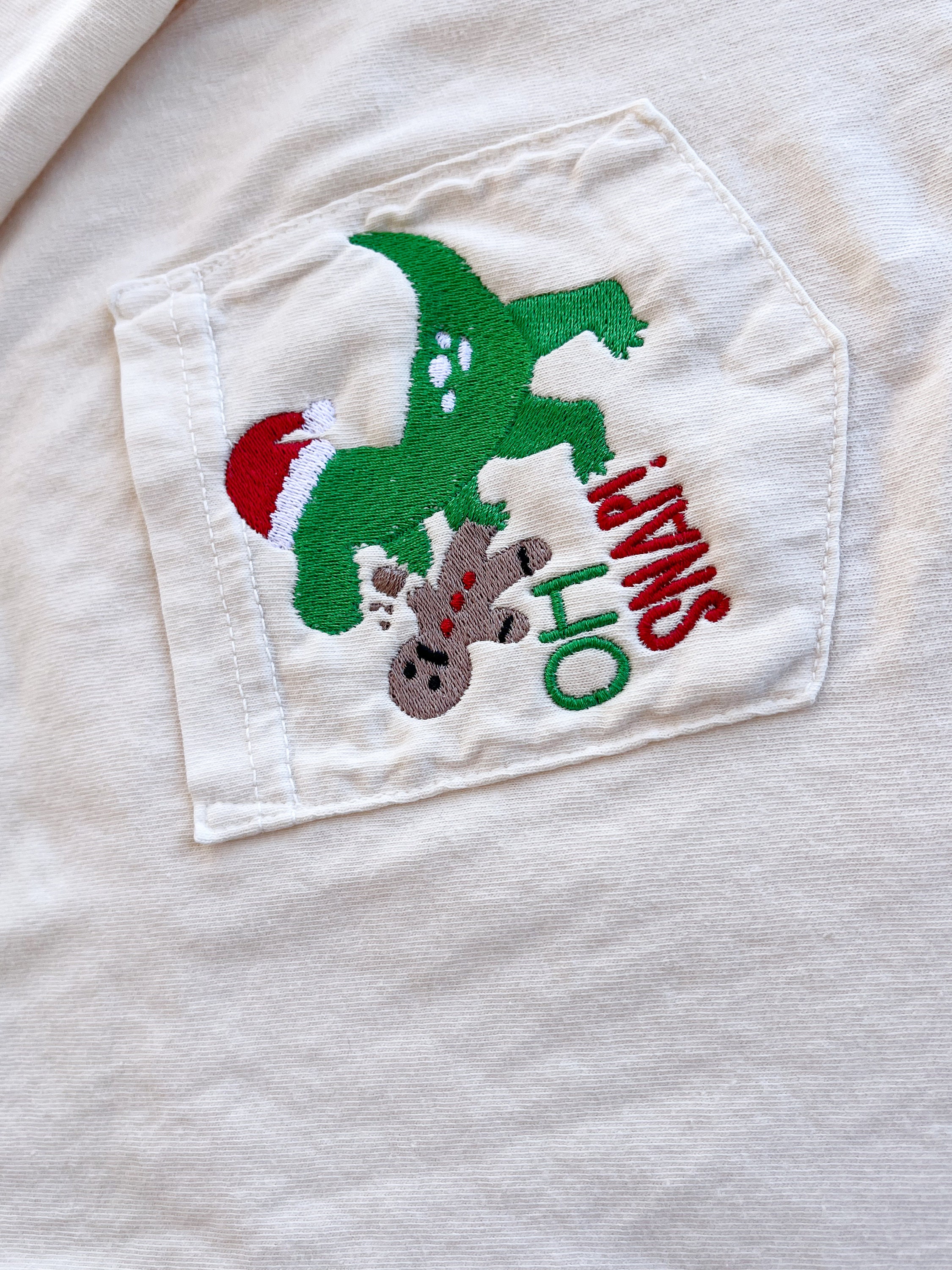 Discover Oh Snap Christmas Pocket Embroidered Shirt, Gingerbread  Embroidered Pocket Tees, Holiday Gift