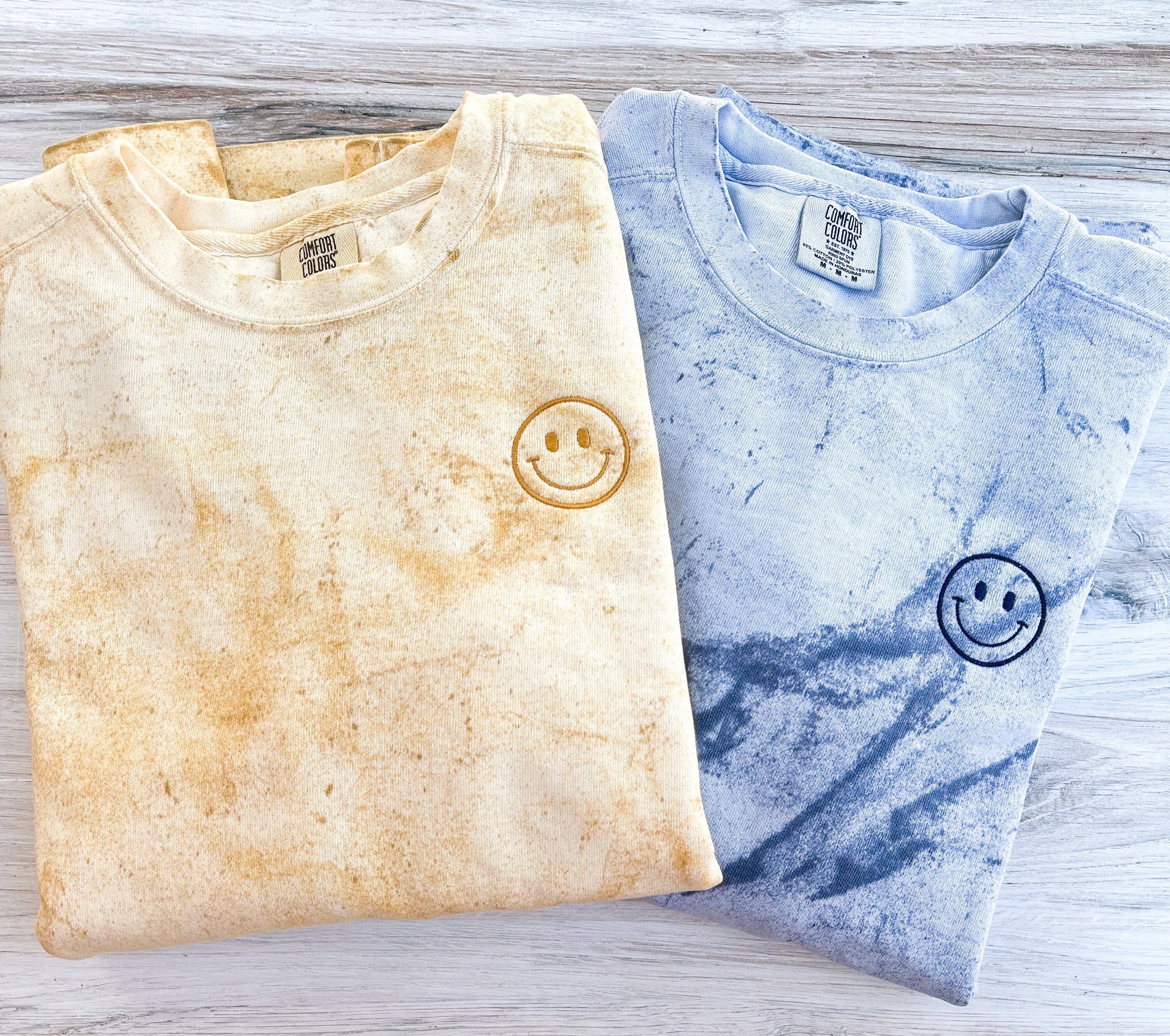Happy Face Comfort Colors Sweatshirt Smile Crewneck Happy - Etsy Canada