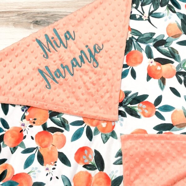 Orange Blanket Etsy
