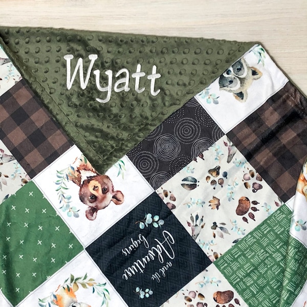 Baby Boy Blanket Etsy