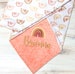 Baby Girl Blankets, Personalized Baby Blanket, Baby Girl, Rainbow Blanket, Rainbow Baby, Minky Blanket, Baby Shower Gift, Embroidered 