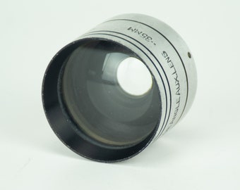 Filmcameralens - Raydex 35 mm groothoeklens D-vatting voor 8 mm filmcamera - Goede staat - Volledig functioneel - 30 dagen garantie